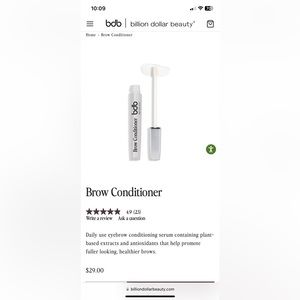 Billion Dollar Beauty brow conditioner